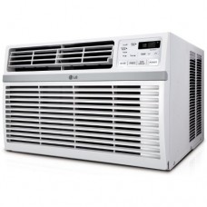 LG Energy Star Qualified 18 000 BTU Window-Mounted Air Conditioner (230V Plug) Cools Rooms Up To 1000 Sq Ft. with 3 Cooling Speeds  12 Hour On/Off Timer  Anti-Corrosion Coating  Remote Included - B00JMHRHPI